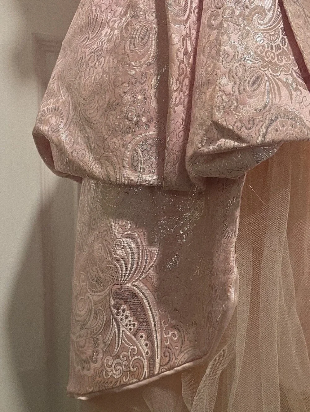Chasing Fireflies Pink and Silver Tulle Princess Costume